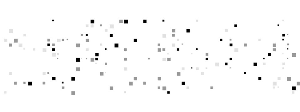 Vector Abstract array of pixels conveys data streams and information flow with various grey scales, modern digital concept and binary code, intricate design and dot matrix elements, visual language