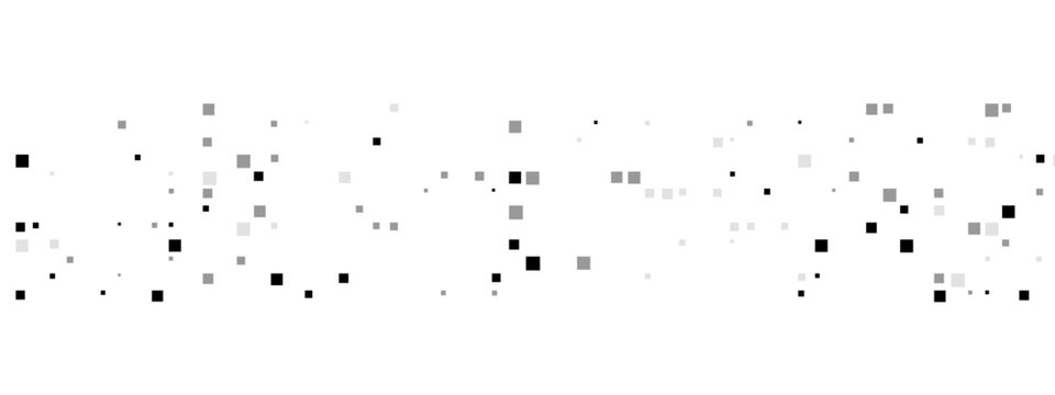 Vector Abstract pattern create many black boxes of various sizes and shapes with many dots in modern art ,digital art creates dynamic contrast and minimalist design