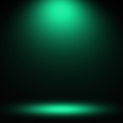 Obraz premium Green Spotlight Square