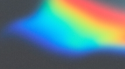 Colorful Vibrant Display, Vivid Rainbow Ribbon Radiates Energetic Colors Creatively, Dynamic...