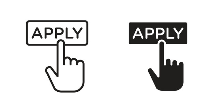 Apply icon for ui app design and web designs