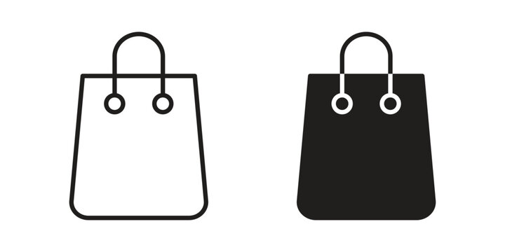 Bag icon for ui app design and web designs