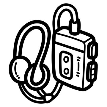 walkman illustration