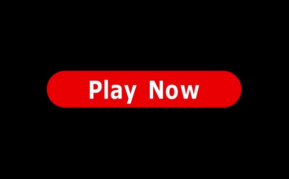 Cyber Neon Play Now UI Button with Electric Glow Particles and Light Streak Loop Animation