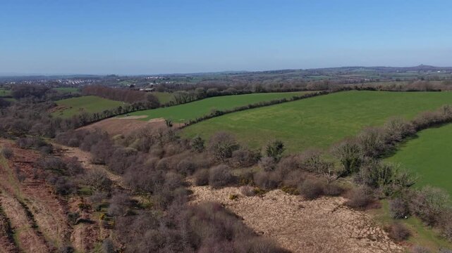 Dartmoor countryside with Brentor in the background