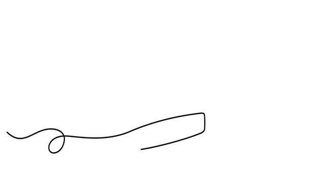 Animated self drawing of continuous line draw Royal Crown. Full length one line animation. 4K	
