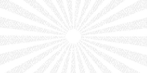 Obraz premium Abstract vector illustration of a fractal burst and binary code pattern with blue rays of light in a vintage grunge texture design