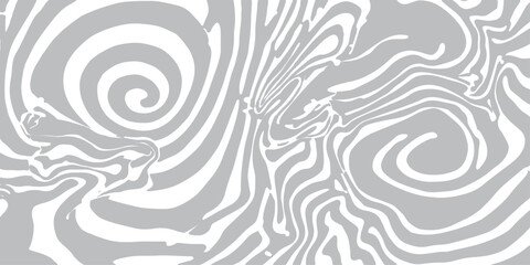 Seamless black and white abstract vector background featuring a geometric pattern of decorative lines and curved waves in a vintage floral style for a tileable wallpaper texture design © NAYEM