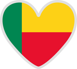 Fototapeta premium benin flag