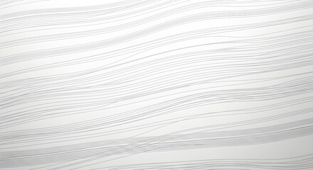 Obraz premium Minimalist Abstract Background with Thin Black Wavy Lines