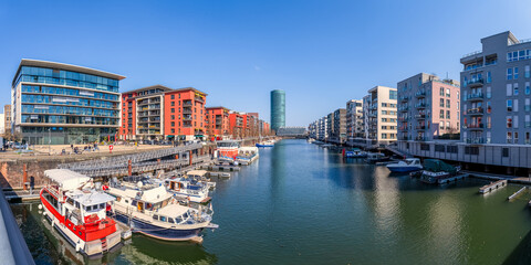 Westhafen, Frankfurt am Main, Deutschland 