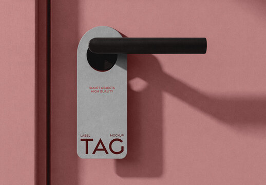 Door Tag Mockup