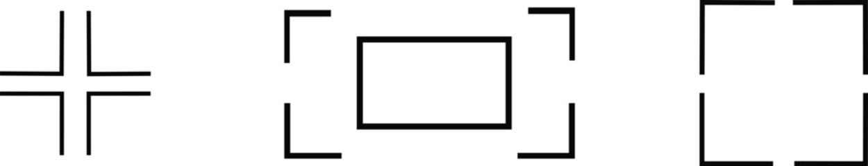 Obraz premium Minimal fullscreen icon representing expand and maximize actions