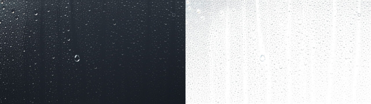 Water drops rainy window overlay clean crystal haze PNG transparent background high resolution