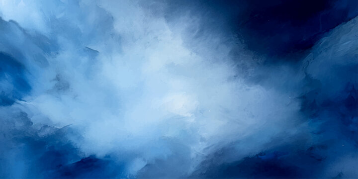 Vector Abstract ethereal blue cloudscape evoke calm mood and gentle light and atmospheric texture and celestial design and artistic inspiration and dreamy canvas 