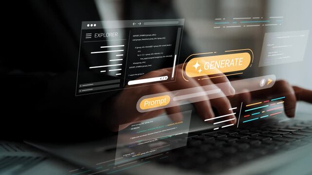 Modern Technology Interface Displaying Data Generation Tool for Digital Users Creating Interactive Online Experience through Innovative Design Features Gluon.