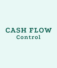 Fototapeta premium Cash Flow Control Illustration with Small Business Financial Management, Business Liquidity Monitoring, SME Cash Flow Analysis and Financial Control Strategy for Sustainable Business Operations