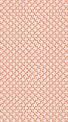 Fototapeta premium Geometric Texture: An intricate design featuring a series of repeating geometric patterns in delicate pastel shades of light orange and white.