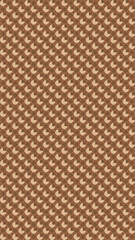 Fototapeta premium Abstract Pattern: Repeating abstract geometric pattern in a rich, earthy color palette, offering a visual texture. 