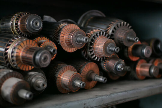 anchors of starters and alternators