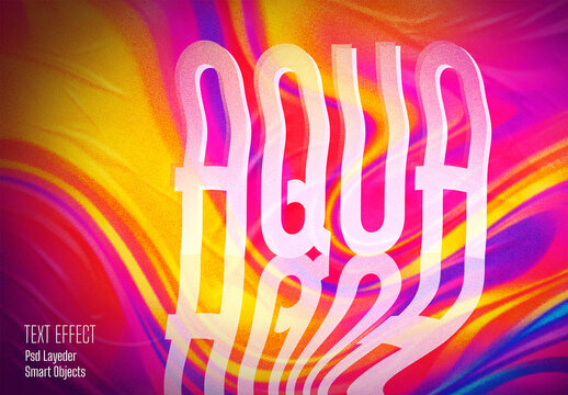 Colorful Psychedelic Text Effect
