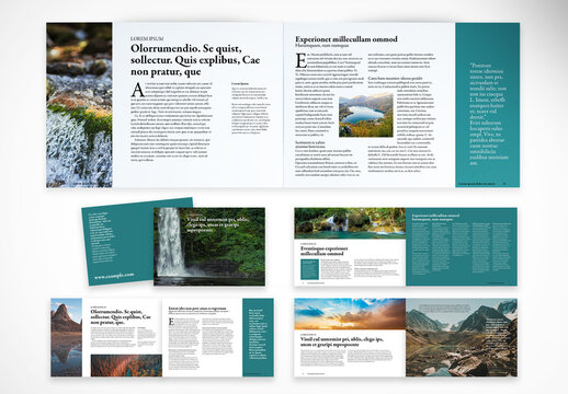 Nature Sustainability Report Layout