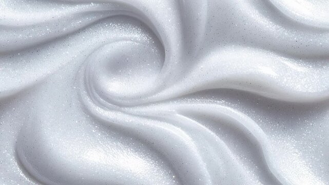 Closeup shots of a creamy texture being meticulously mixed with a spoon, perfect visuals for cooking demonstrations