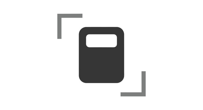 Black smartphone device with camera.