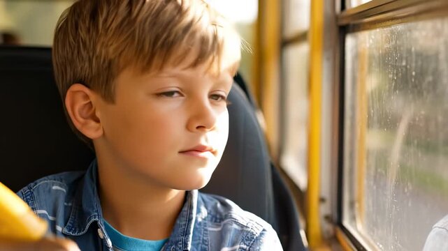 Children Returning to School After Summer Vacation