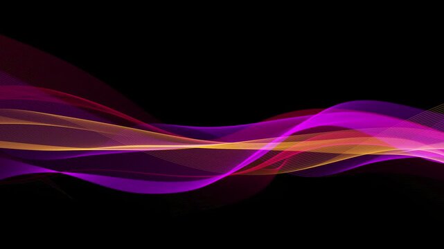 Abstract purple/orange lines - background loop