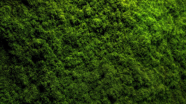 Dense green forest covering rolling hills, natural eco landscape texture symbolizing sustainability