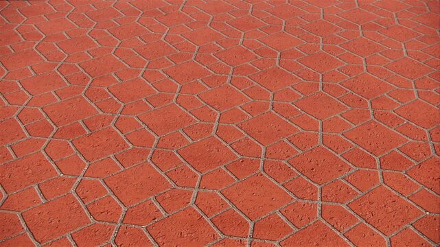 pattern terracotta paving animation