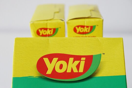 Salvador, Brazil - March 20, 2026: Brazilian Yoki logo. Yoki is a major Brazilian food brand and company. 