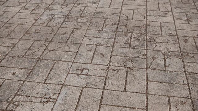 concrete pattern paving animation