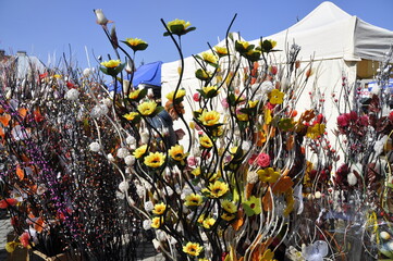 Jarmark Wielkanocny, ozdoby świąteczne, tradycja wielkanocna w Polsce i Europie.  © Albin Marciniak