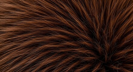 Fototapeta premium A close-up of brown hair