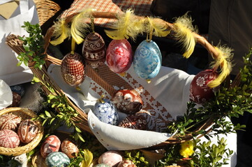 Jarmark Wielkanocny, ozdoby świąteczne, tradycja wielkanocna w Polsce i Europie.  © Albin Marciniak