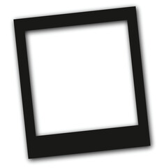 Obraz premium Blank Square Frame: A blank square frame with a simple border provides a clean space.