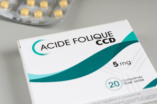 Acide Folique. Laboratoire CCD.  Vitamine B9. Pour carence en Folates.
