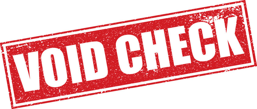Red Void Check Rubber Stamp Sign Mark Word Text Written in Reverse Grunge Vector in Grunge Border in Transparent Background, Svg, Png