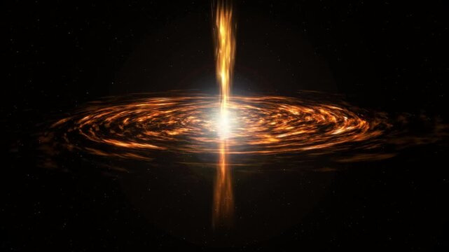 quasar energy formation in deep space