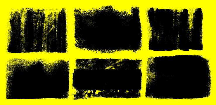 Paint roller ink brush texture background
