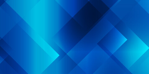 Obraz premium abstract geometric background with overlapping blue diamond shapes and light gradients for corporate and tech designs