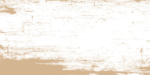 Fototapeta premium White distressed paint brush stroke texture on beige background, abstract weathered wood grain effect, grungy wall