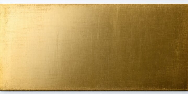 Gold rectangle centered on black background. Texture suggests brushed metal or paint. Simple composition, minimalist aesthetic.