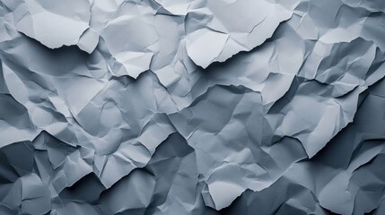 Fototapeta premium Crumpled gray paper texture background