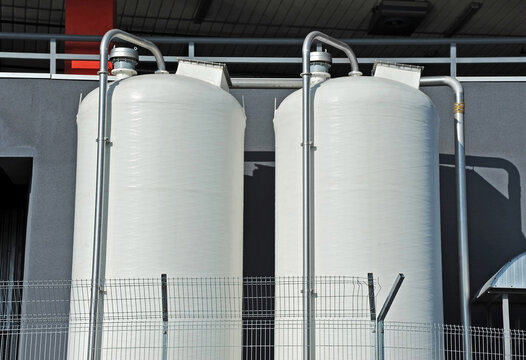 Fibreglass reinforced plastic tank