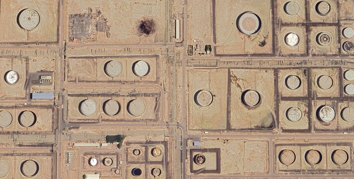 Mina Al Abdullah Kuwait Refinery Satellite Image