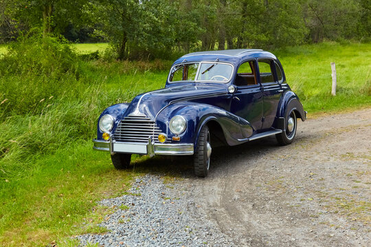 Beautiful German classic cars, rare post-war models from the German Democratic Republic whose brands no longer exist.