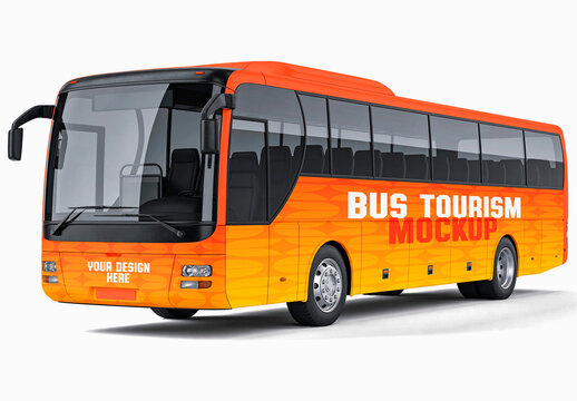 Transport Vehicle Perspective View Mockup